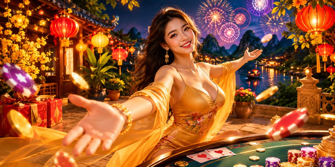 Trò chơi bài truyền thống tại phố cổ Hội An trong ánh đèn lồng